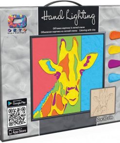 Empatis - Set pictura 3D cu argila usoara - Giraffe